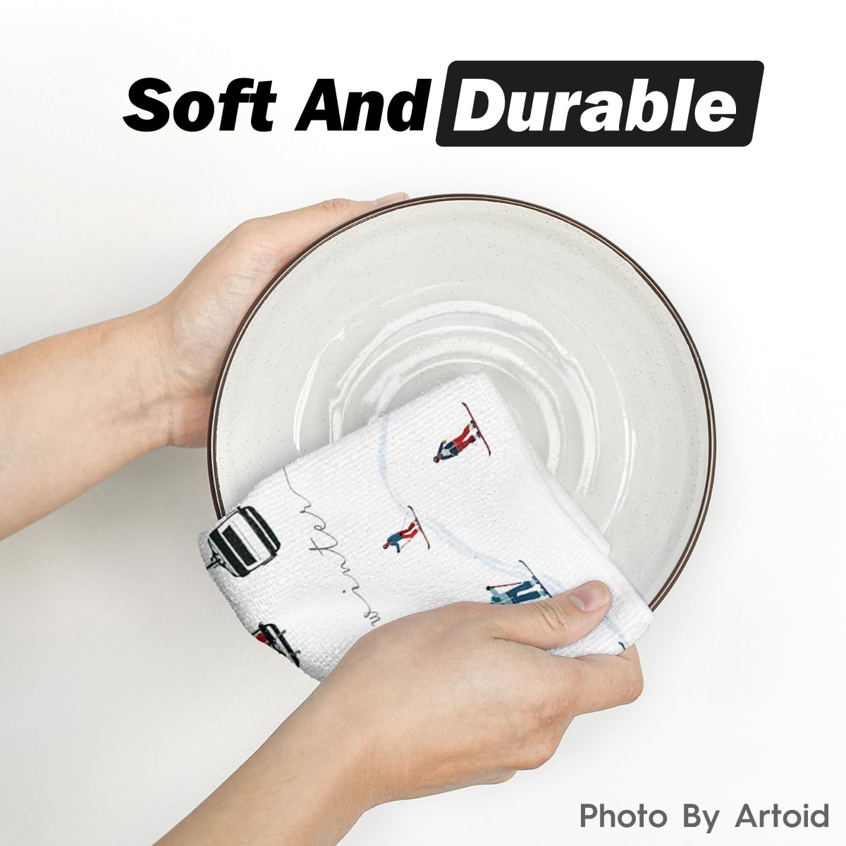 Artoid Mode 18x26 inch towel set provides ample drying surface.