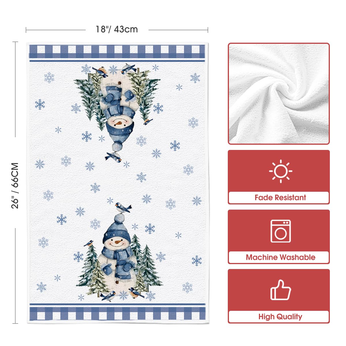 Artoid Mode 18x26 inches dish towel set offers dependable performance