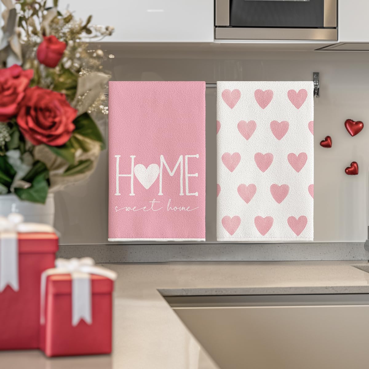 Artoid Mode towels demonstrate strong absorbency for spills in the kitchen.