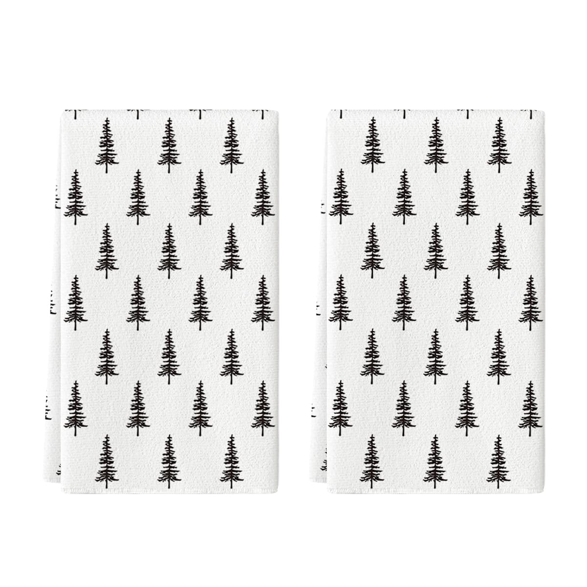 Artoid Mode beige Xmas Tree kitchen towel for festive drying and gentle cleaning