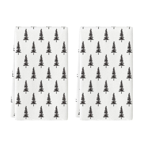 Artoid Mode beige Xmas Tree kitchen towel for festive drying and gentle cleaning