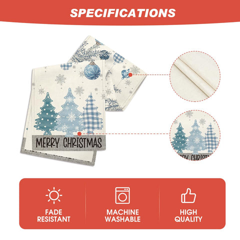 Artoid Mode blue pine trees packaging image shows convenient care instructions