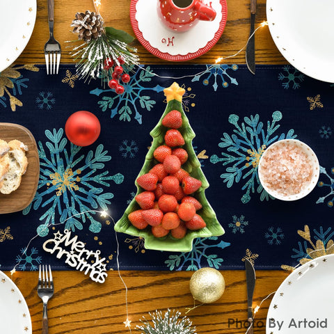 Artoid Mode durable polyester table runner protects surfaces.