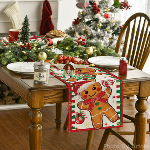 Artoid Mode bright colorful decor enhances holiday dining tables for parties and everyday meals.