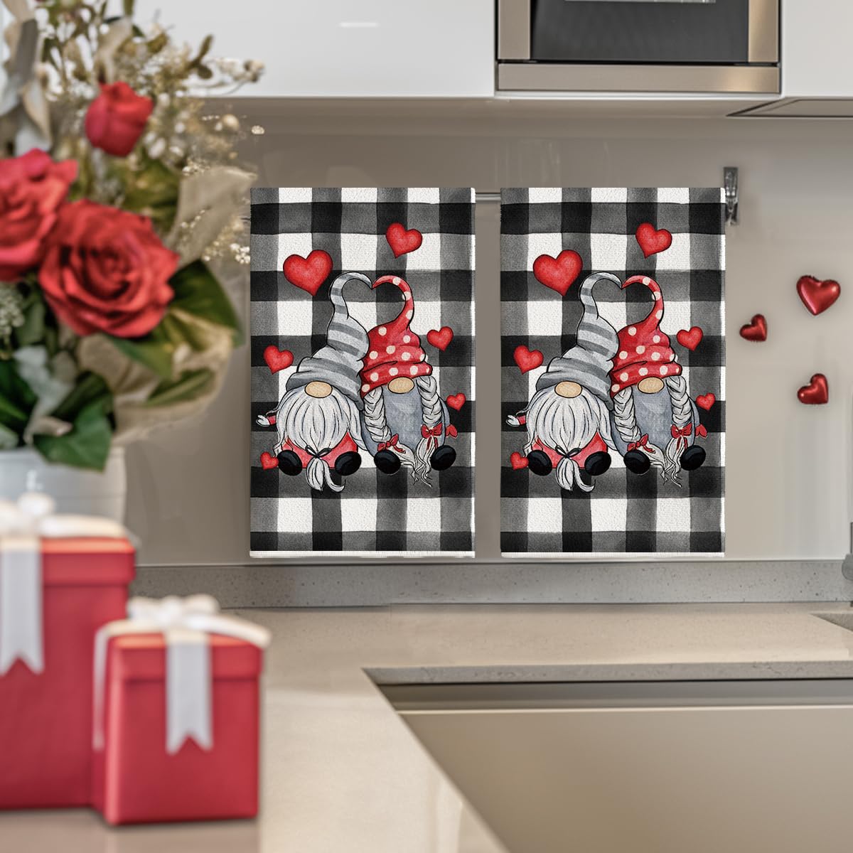 Artoid Mode towels showcase festive gnome design for cheerful cleanup