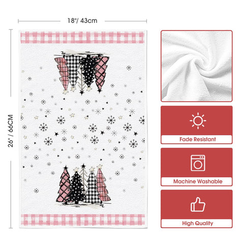 Artoid Mode Christmas decor towels showcase seasonal kitchen style.