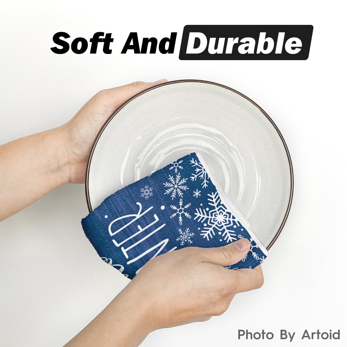 Artoid Mode colorful absorbent towel absorbs spills and brightens counters