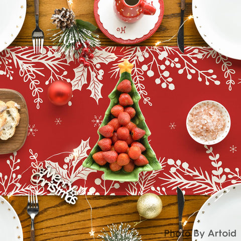 Artoid Mode Colorful decor table runner enhances everyday dining with vibrant hues.