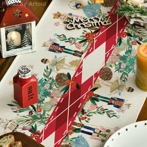 Artoid Mode Colorful Dining Table Runner adds vibrant decor to everyday meals.