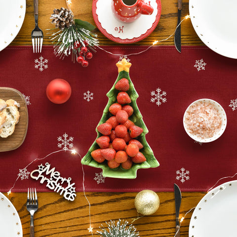 Artoid Mode colorful pattern table runner brightens daily dinners and celebrations