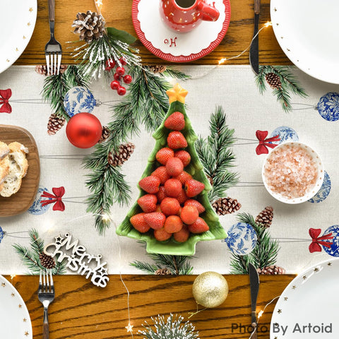 Artoid Mode colorful pattern table runner brightens any setting
