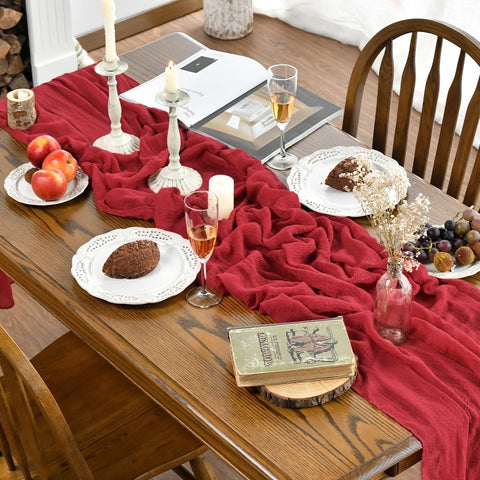 Artoid Mode colorful polyester runner delivers durable, easy-care decor for daily meals.