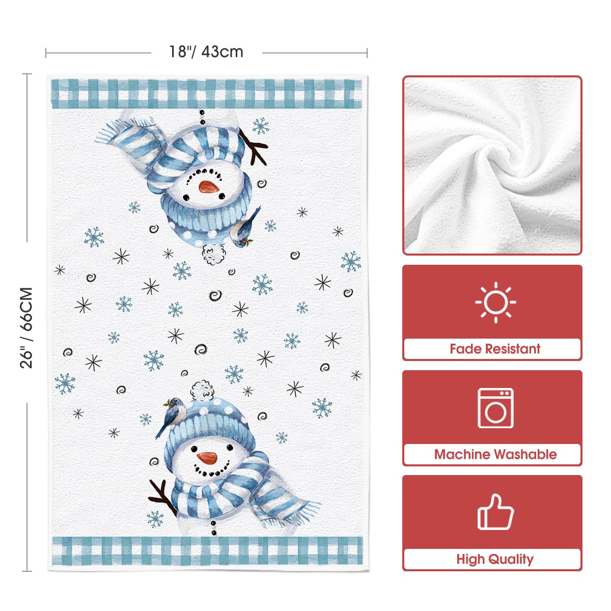 Artoid Mode dual-towel set displayed in kitchen with stylish patterns for everyday cleaning.