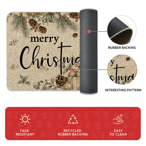 Artoid Mode durable polyester felt top mat resists stains and keeps surfaces comfortable.