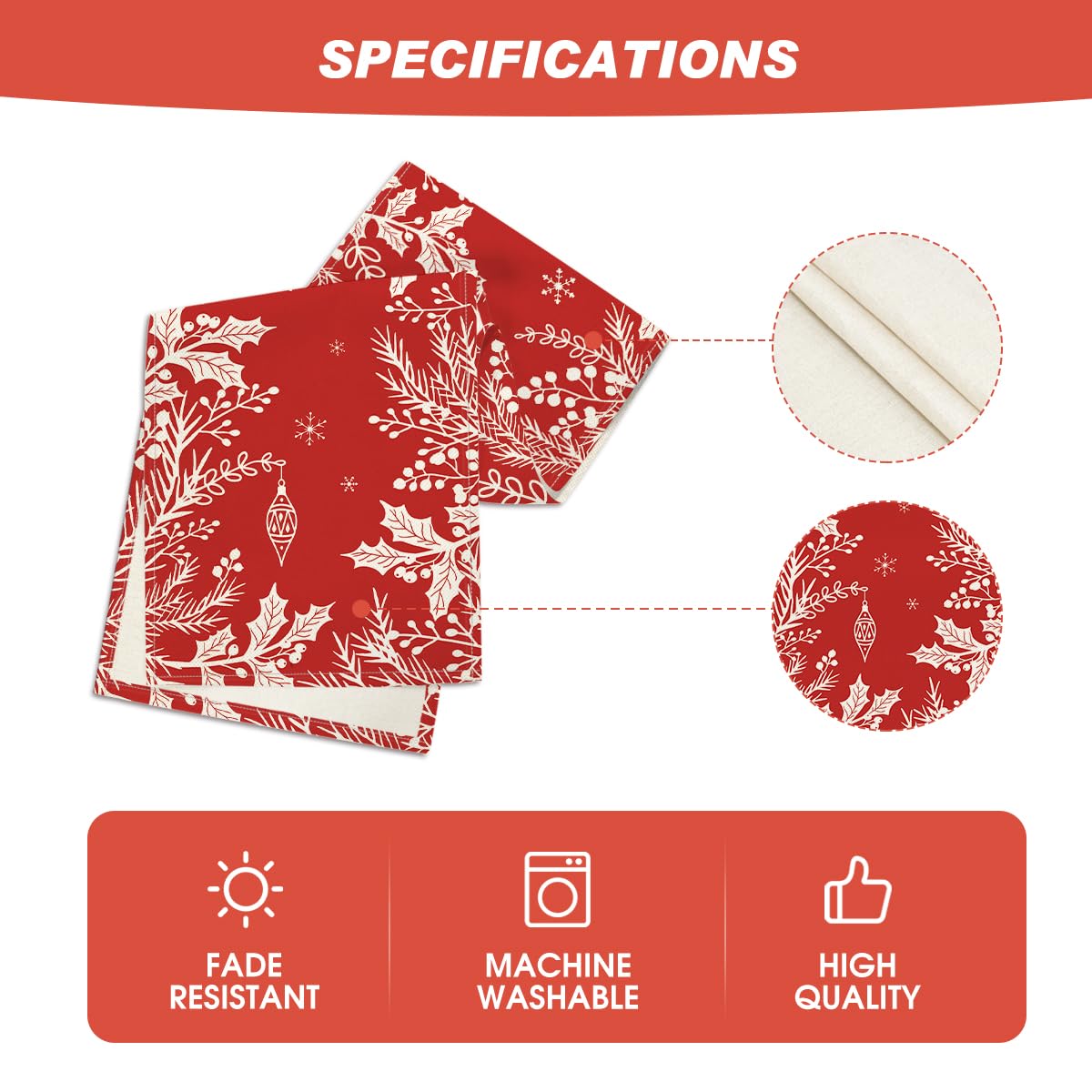 Artoid Mode Durable polyester runner protects tabletops during meals.