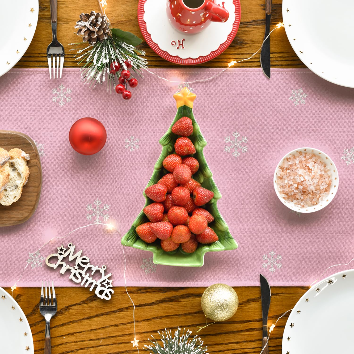 Artoid Mode durable polyester table runner offers long lasting color and feel.