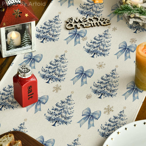 Artoid Mode durable polyester table runner withstands spills for daily use