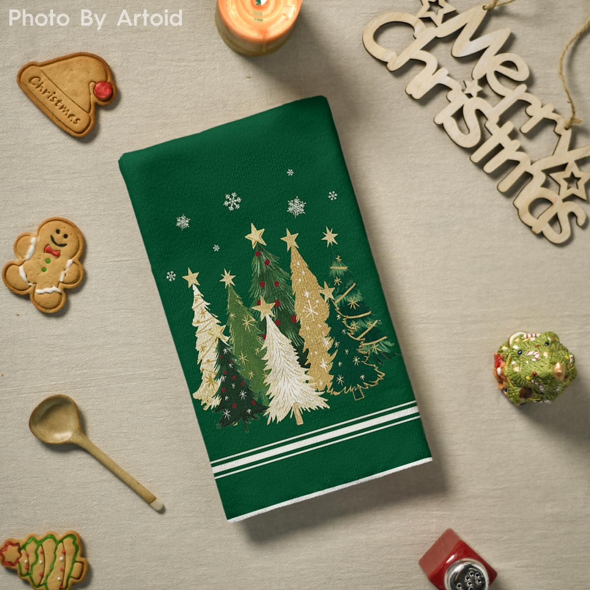 Artoid Mode durable two-pack kitchen towels for everyday tasks.