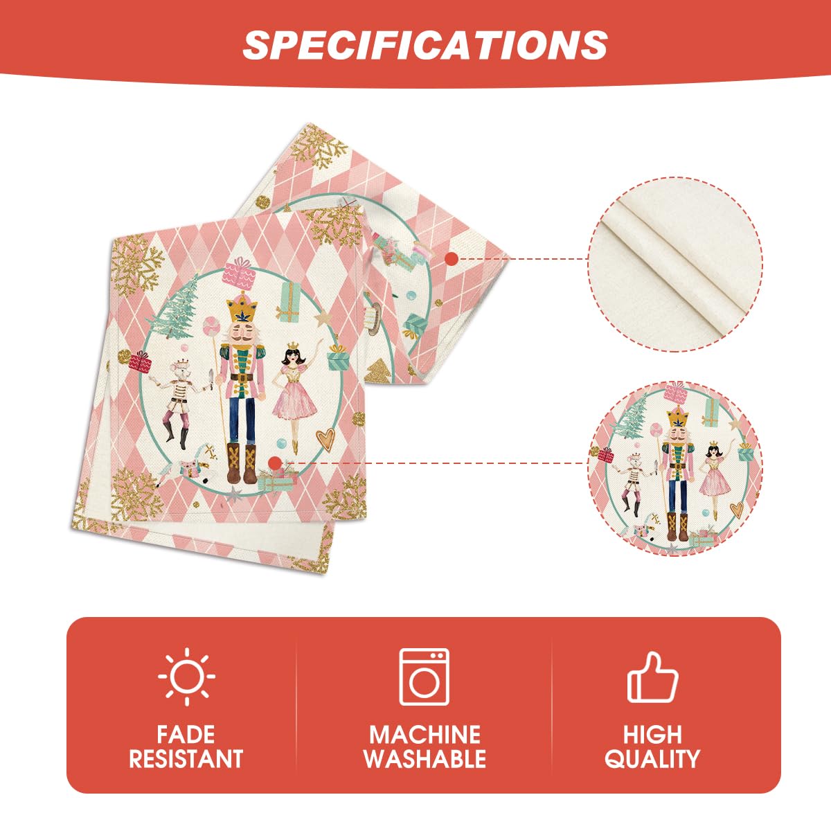 Artoid Mode table runner adds color while protecting the table surface.