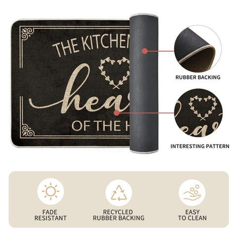 Artoid Mode easy-clean mats rinse clean with water or mild detergent.
