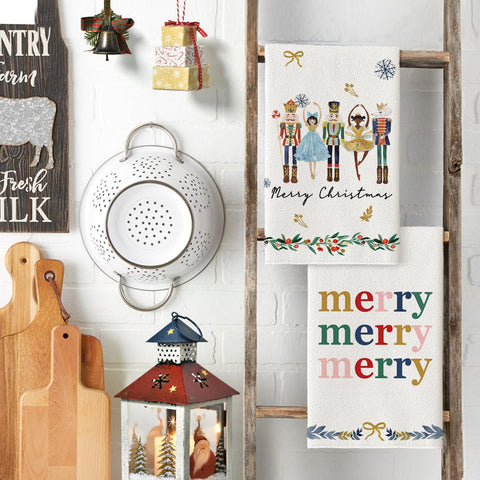 Artoid Mode farmhouse towels showcase the set of 6 for daily tasks.