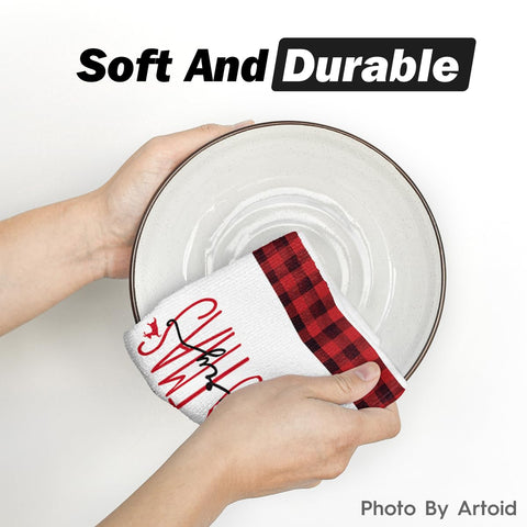 Artoid Mode farmhouse decor towels brighten any kitchen counter.