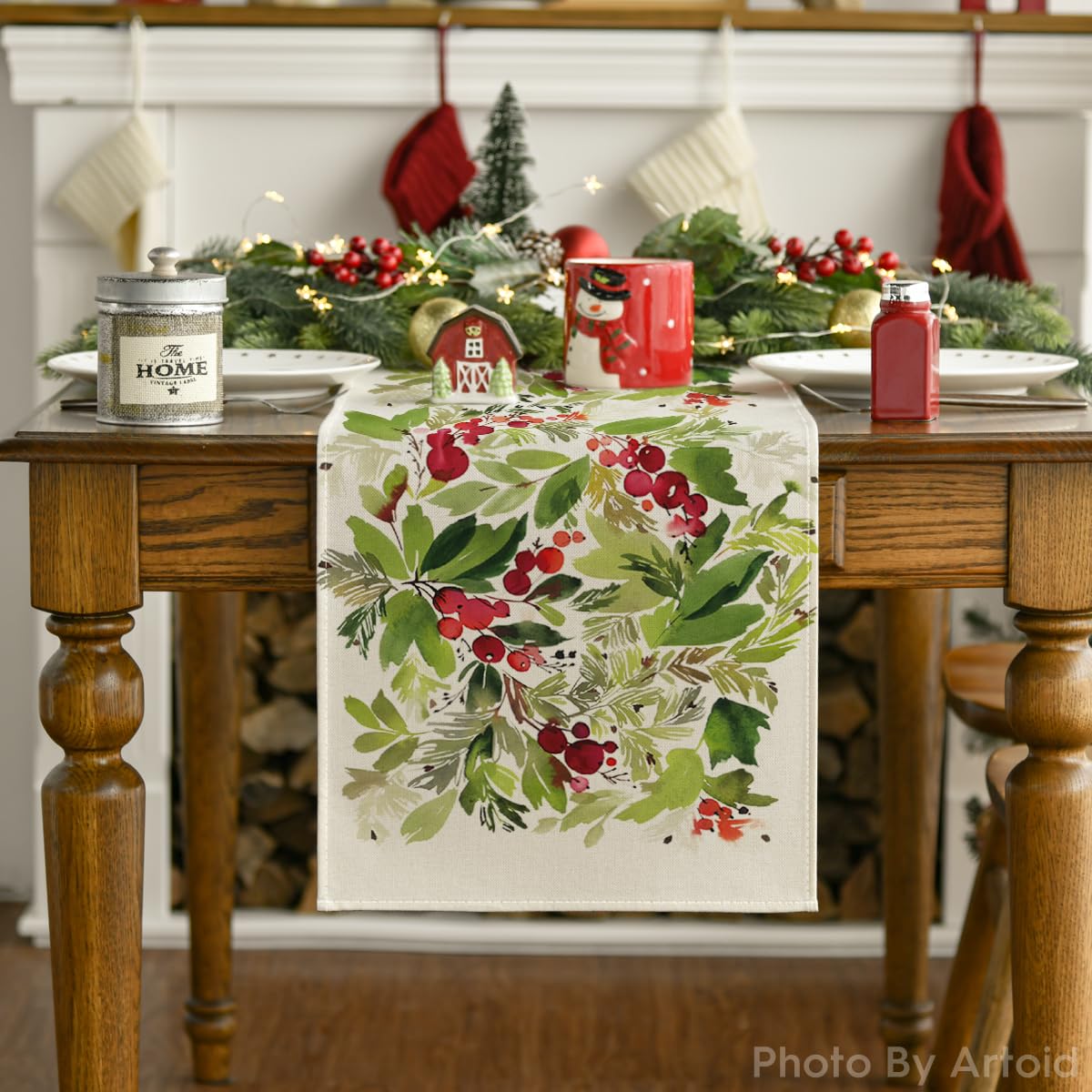 Artoid Mode vibrant pattern print sparks festive table decor ideas.