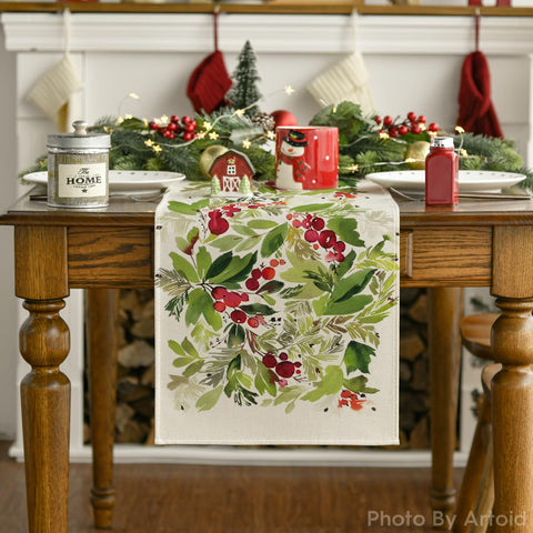 Artoid Mode vibrant pattern print sparks festive table decor ideas.