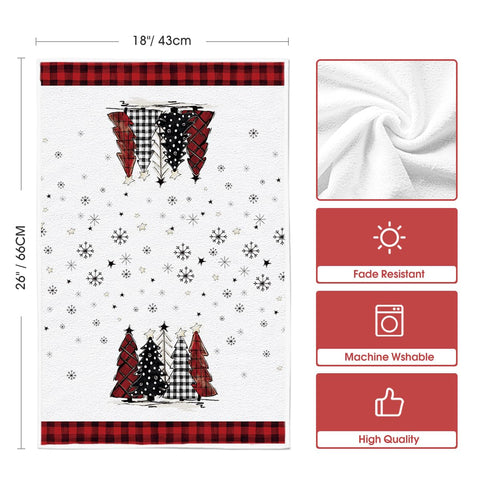Artoid Mode four-piece towel set blends seasonal decor with practicality.