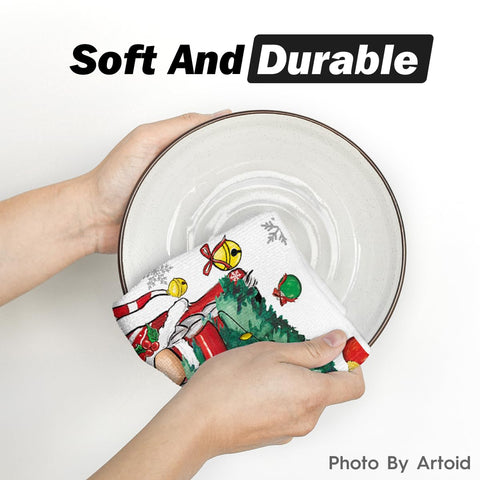 Artoid Mode two-piece towel set for everyday tasks and holiday cheer.