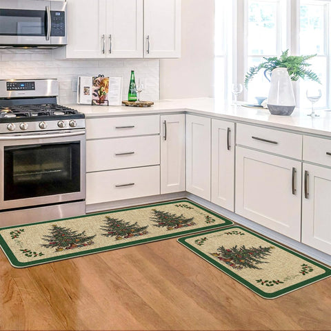 Artoid Mode holiday decor setting demonstrates versatile placement in kitchen, entry, or porch