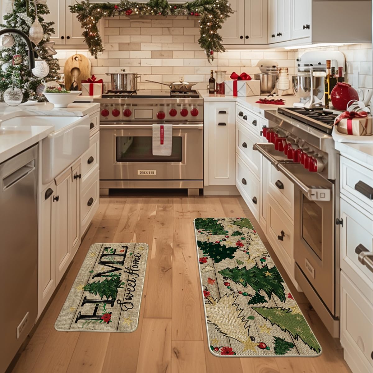 Artoid Mode Home Sweet Home 17x47 mat with seasonal charm and stability.
