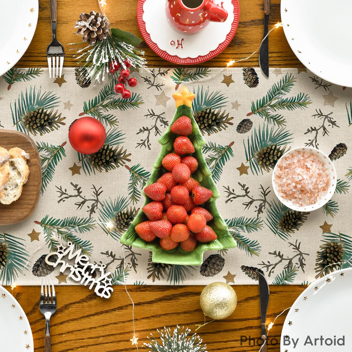 Artoid Mode vibrant pattern print sparks creative table decor ideas.