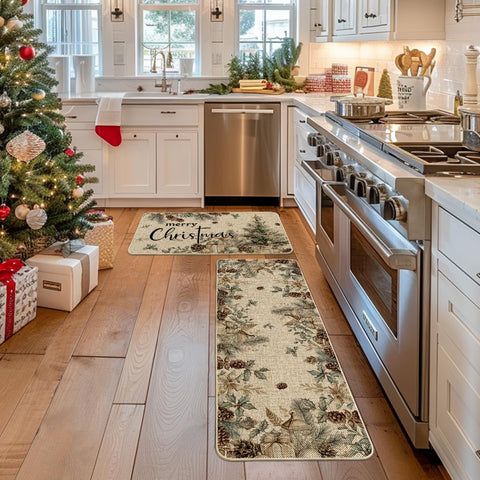 Artoid Mode kitchen mat non-slip pattern close-up shows durable, safe entrance protection.