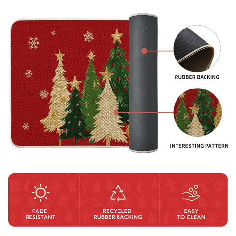 Artoid Mode low-profile Christmas design minimizes trip risk while brightening spaces.