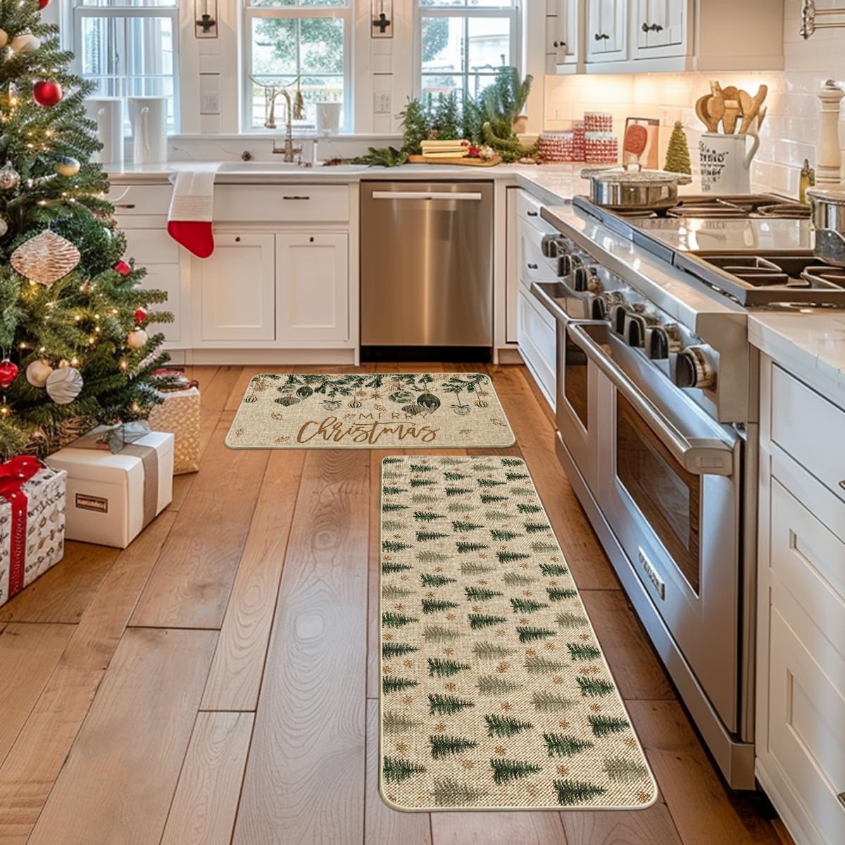 Artoid Mode low-profile kitchen rug 17x29 designed to reduce tripping