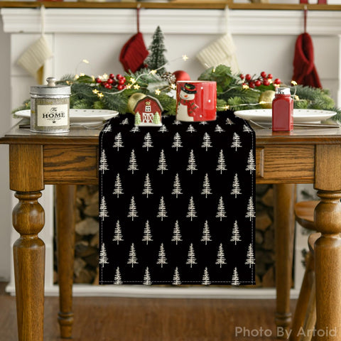 Artoid Mode machine-washable table runner ready for everyday family meals.