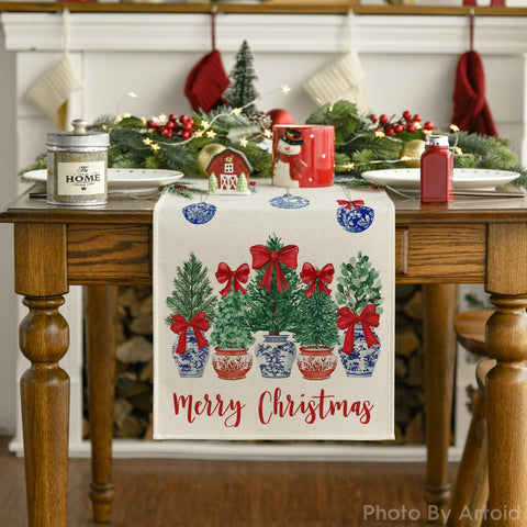 Artoid Mode machine washable table runner for easy cleanup