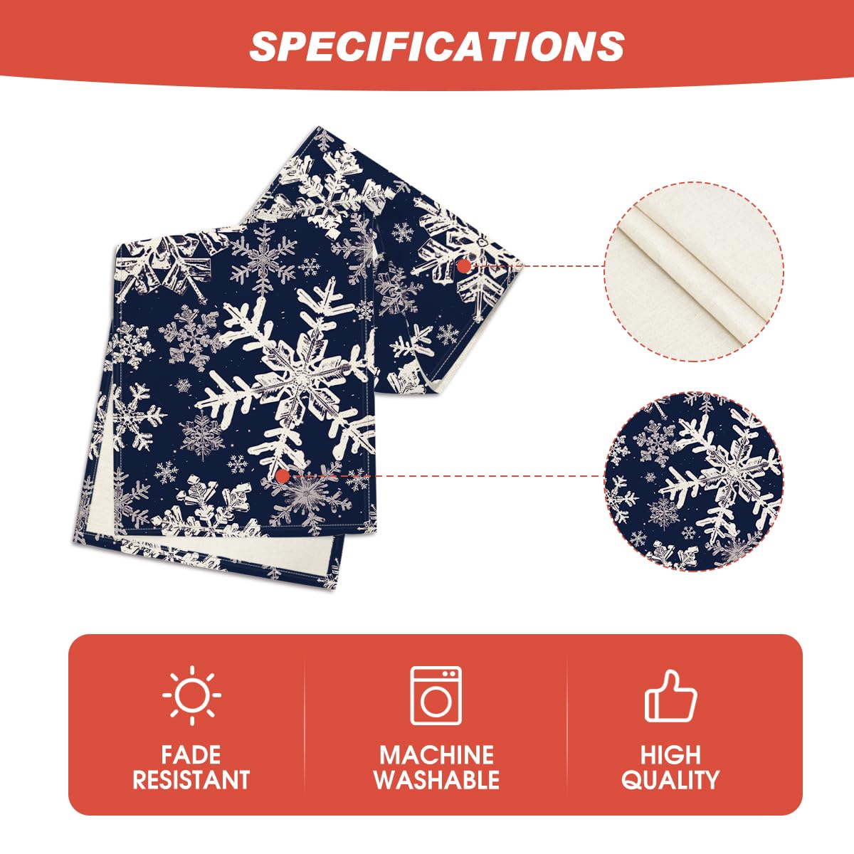 Artoid Mode snowflakes create a wintry centerpiece for celebrations