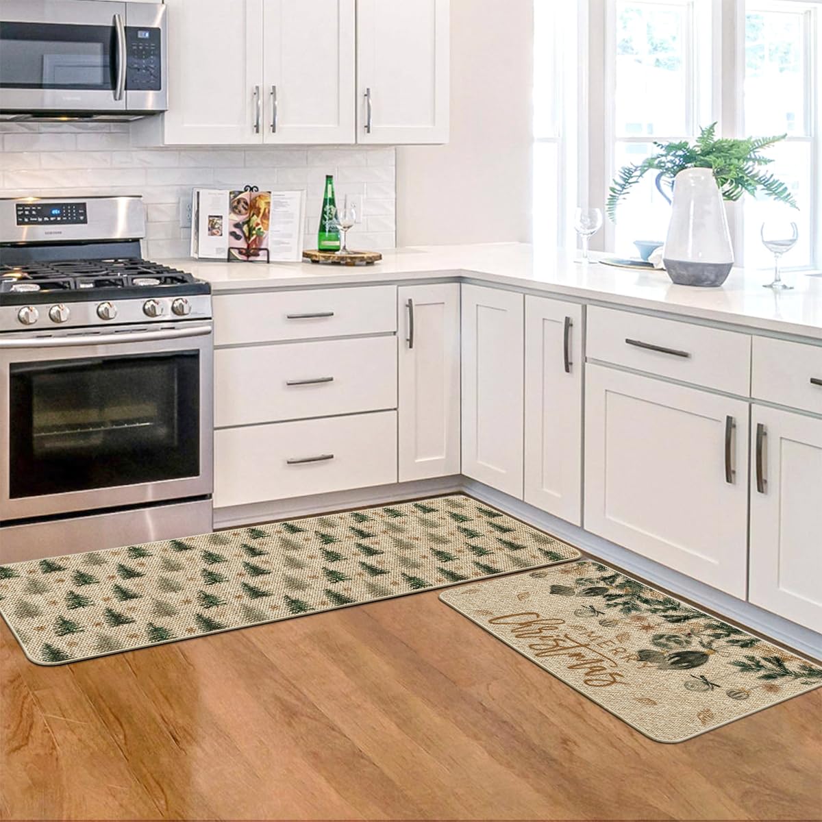 Artoid Mode non-slip kitchen mat back with recycled rubber grip