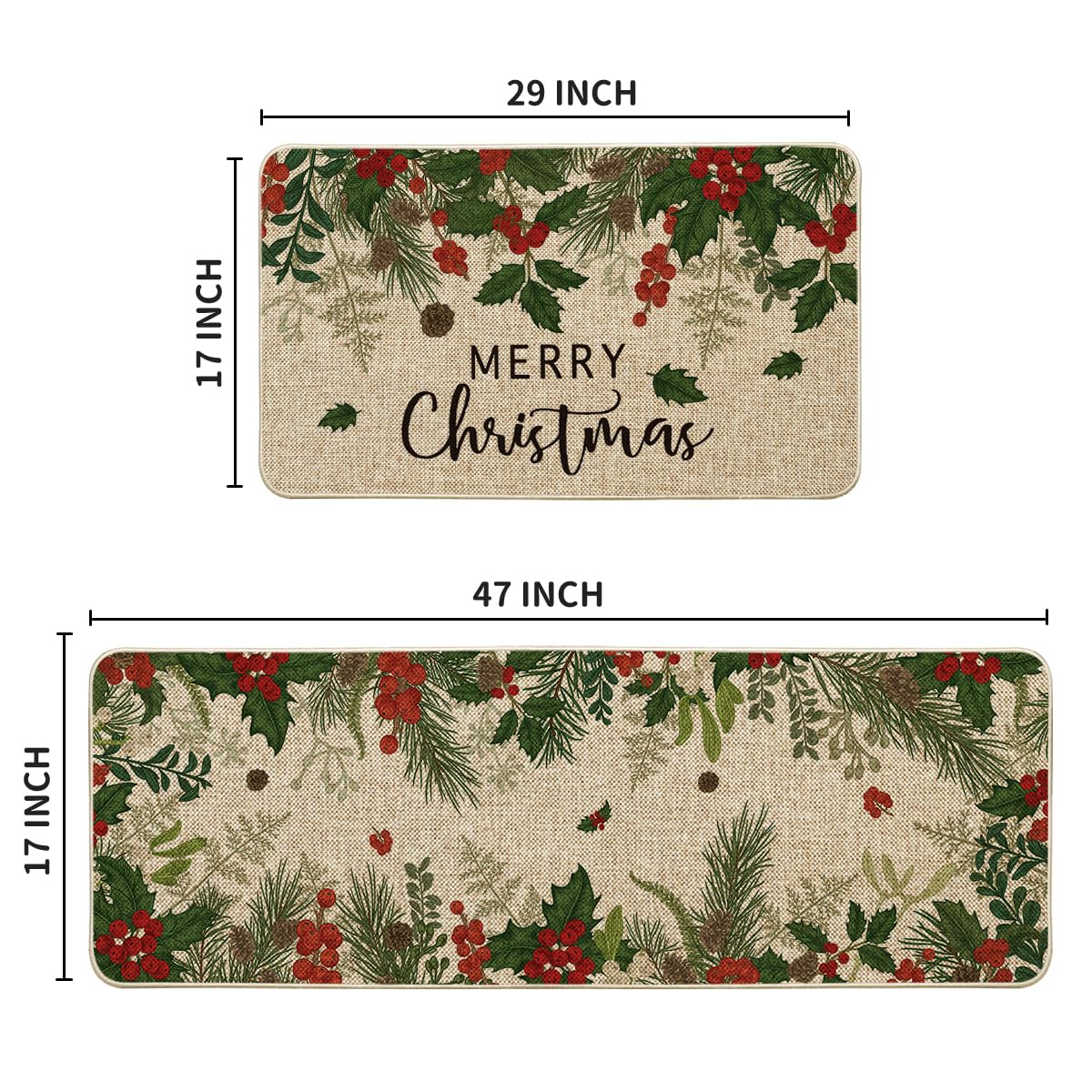 Artoid Mode non-slip rubber-backed kitchen mat for safer mornings