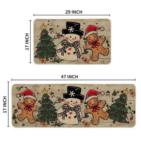 Artoid Mode non-slip rubber back kitchen mats for stable entryways and high-traffic areas