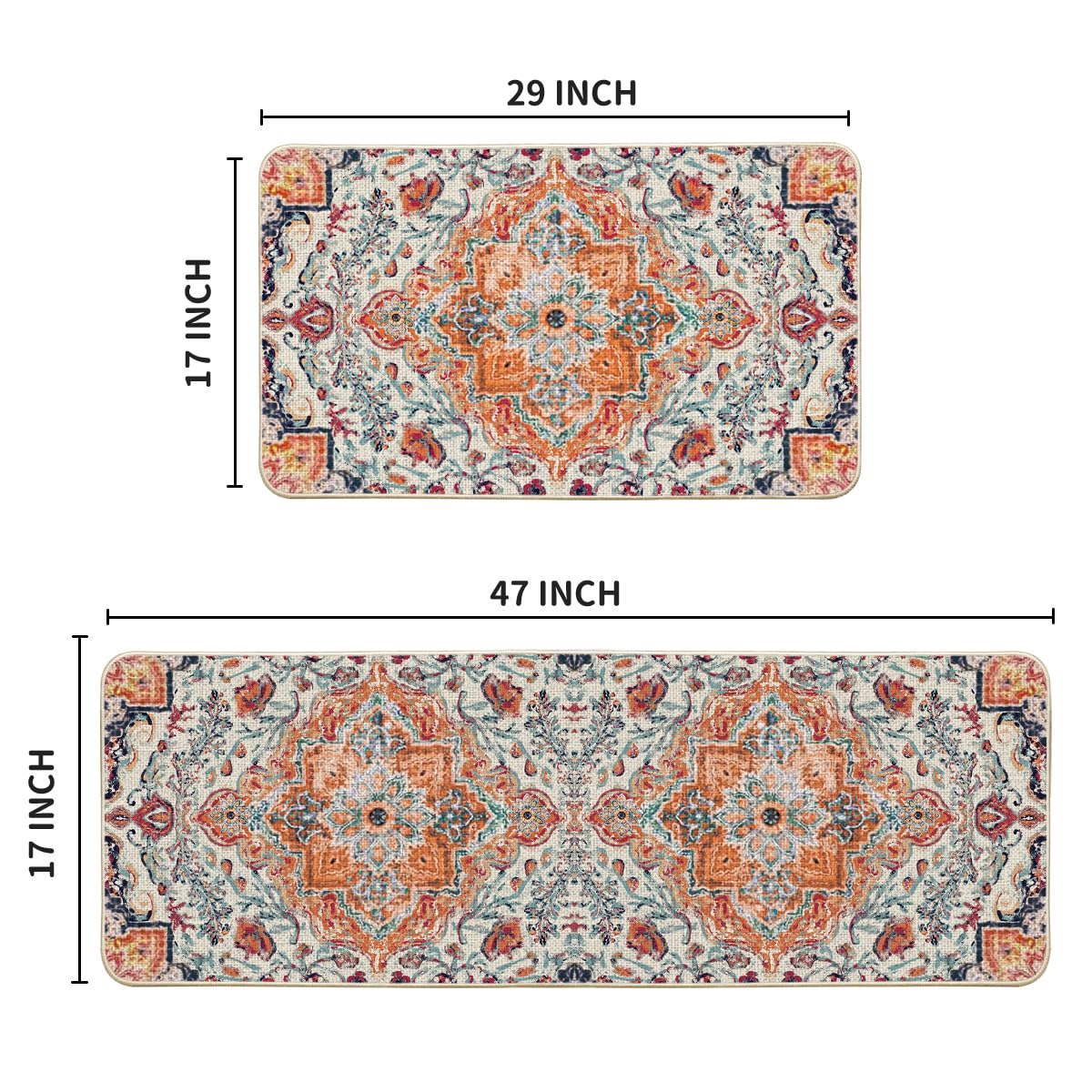 Artoid Mode non-slip back keeps mats in place on busy kitchen floors.