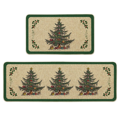 Artoid Mode ornament gift winter kitchen mat 17x29 in festive design boosts entryway charm