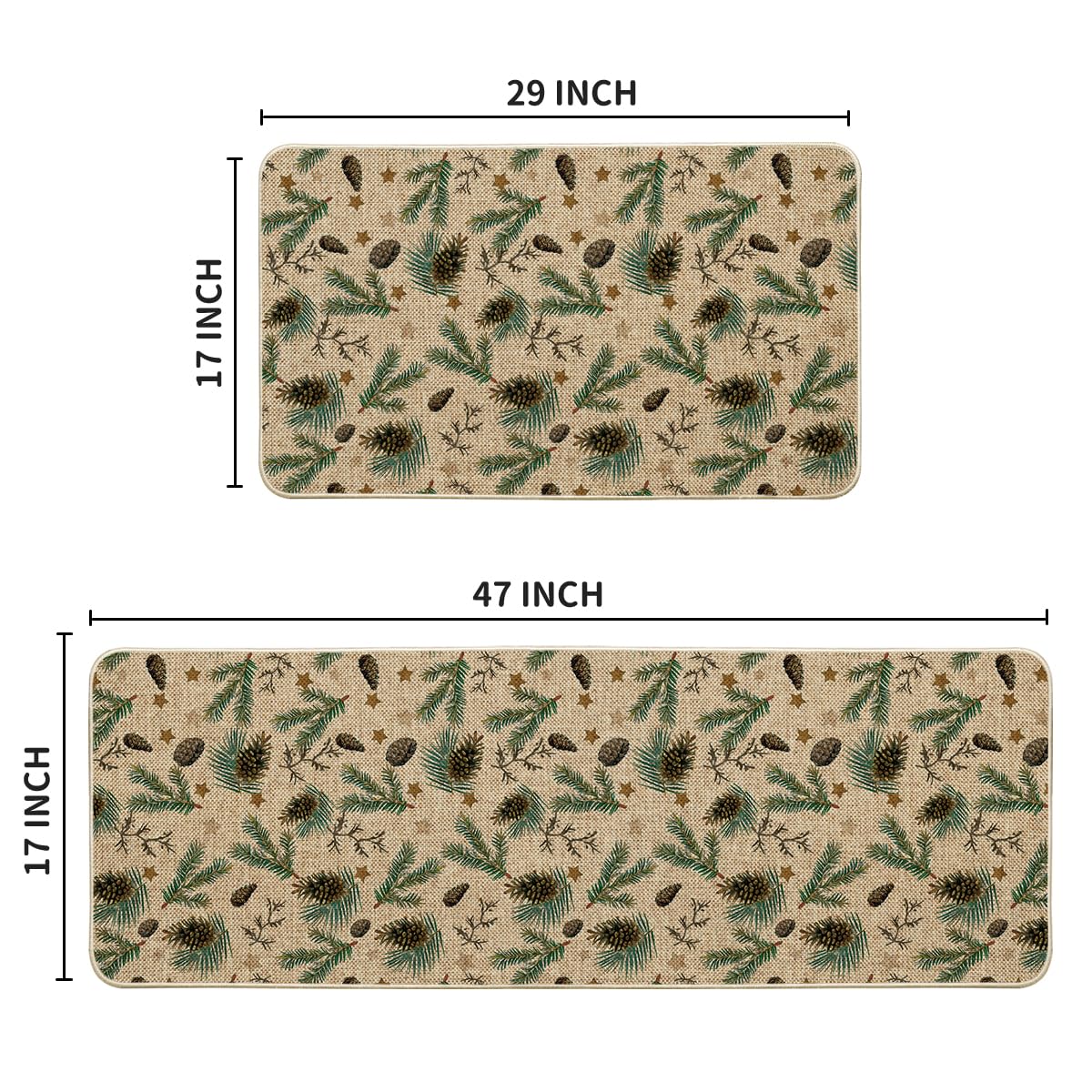 Artoid Mode Pine Nut Stars easy-clean surface resists dirt and stains.