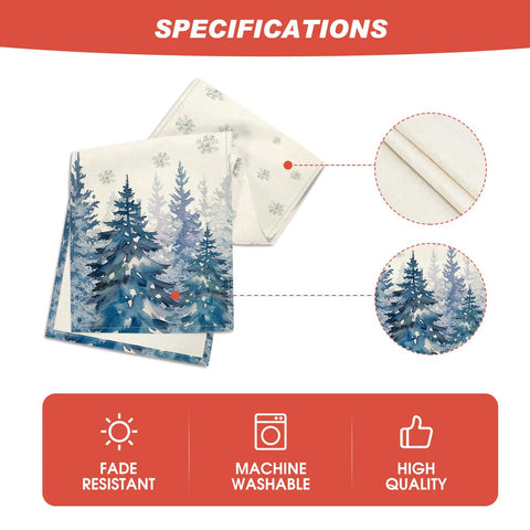 Artoid Mode 100% polyester runner protects table from heat and spills