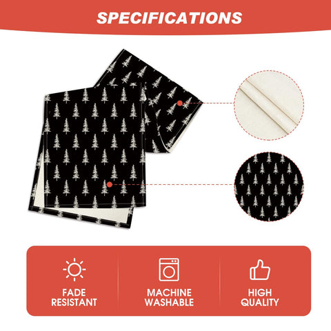 Artoid Mode polyester runner is machine washable and easy to care for