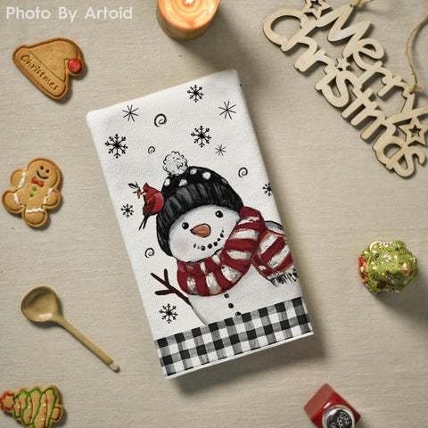 Artoid Mode plaid design adds cozy farmhouse decor to your kitchen.