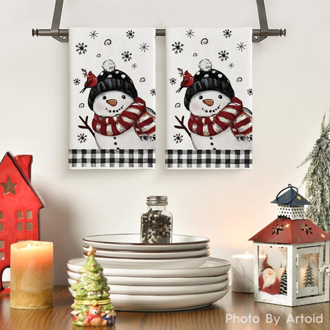 Artoid Mode two-pack towel front view highlights practical, everyday kitchen use.