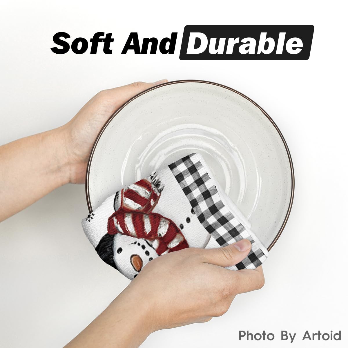 Artoid Mode snowflake motif decor display with versatile drying utility.